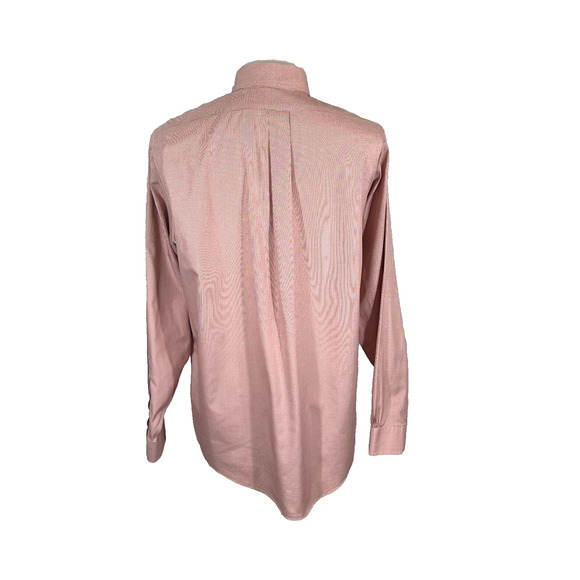 Brooks Brothers Shirt Mens 15.5-4/5 Red Traditional Fit Non Iron Long Sleeve - Picture 2 of 8